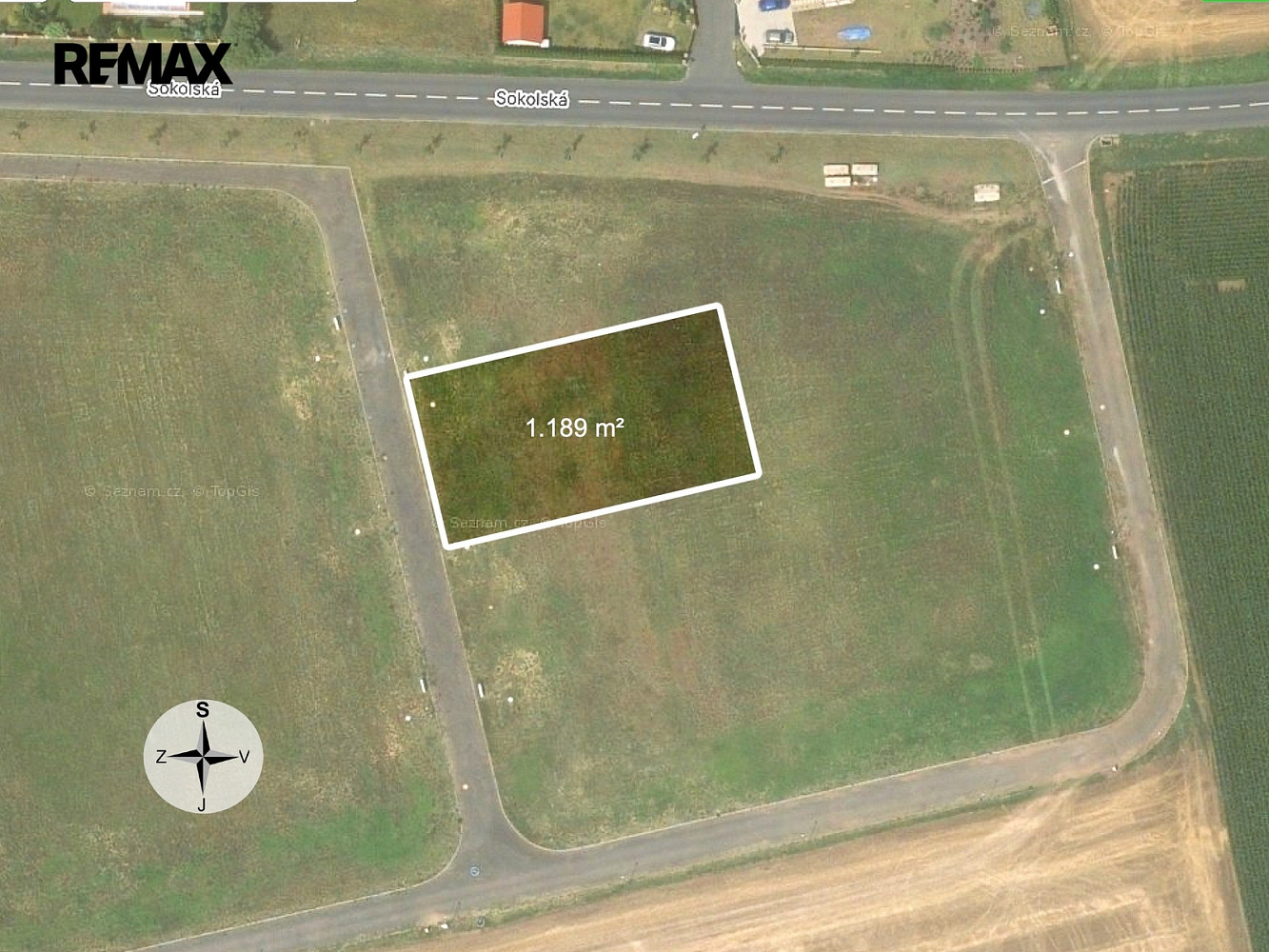 Prodej stavebního pozemku 1 189 m²