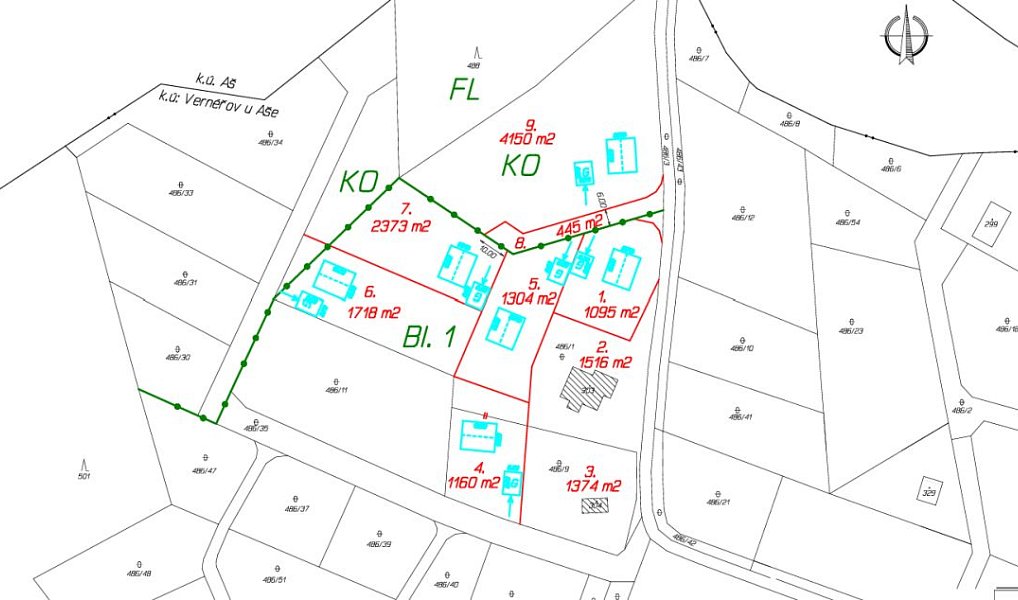 Prodej stavebního pozemku 1 095 m², Aš – náhled fotky 3