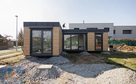 Prodej modulového prefabrikovaného domku 3+kk k celoročnímu užívání, Keltská, Zbuzany, okres Praha-západ