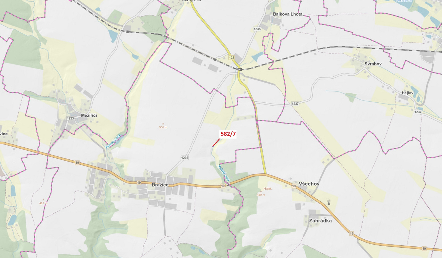 Dražba lesa 316 m²