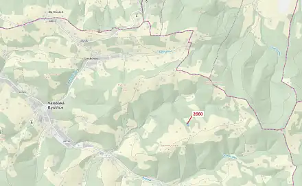Dražba louky 2 510 m², Valašská Bystřice