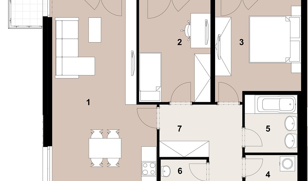 Prodej bytu 3+kk 79 m², Praha – náhled fotky 2