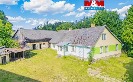 Prodej domu 105 m² s pozemkem 1 221 m², Nadějkov - Bezděkov, okres Tábor