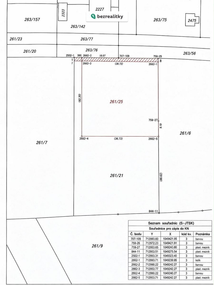 Prodej stavebního pozemku 3 315 m² – fotografie 2