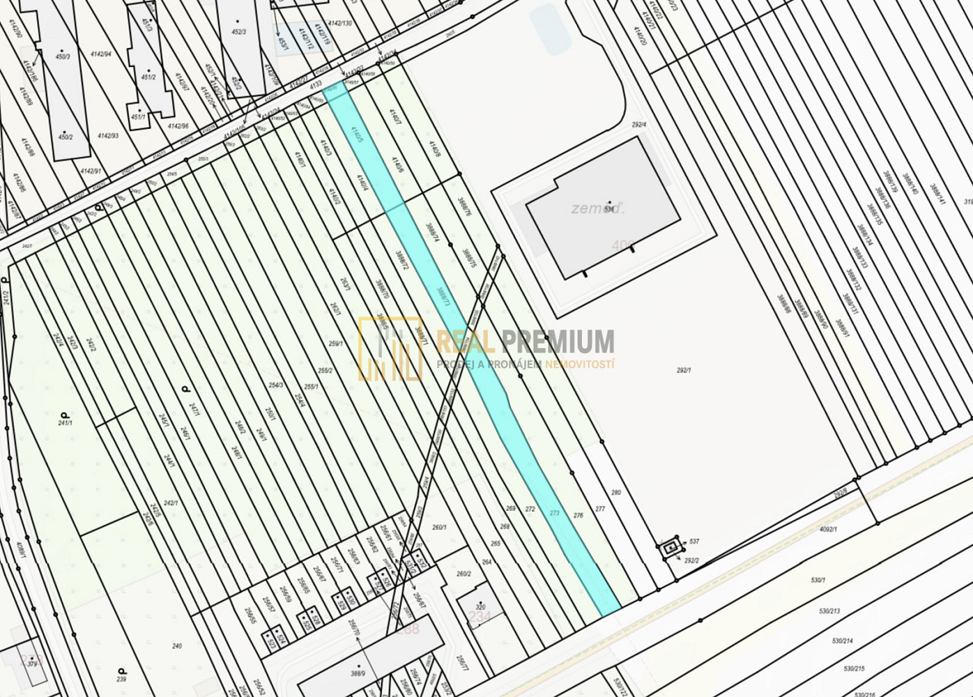 Prodej komerčního pozemku 1 363 m² – fotografie 4