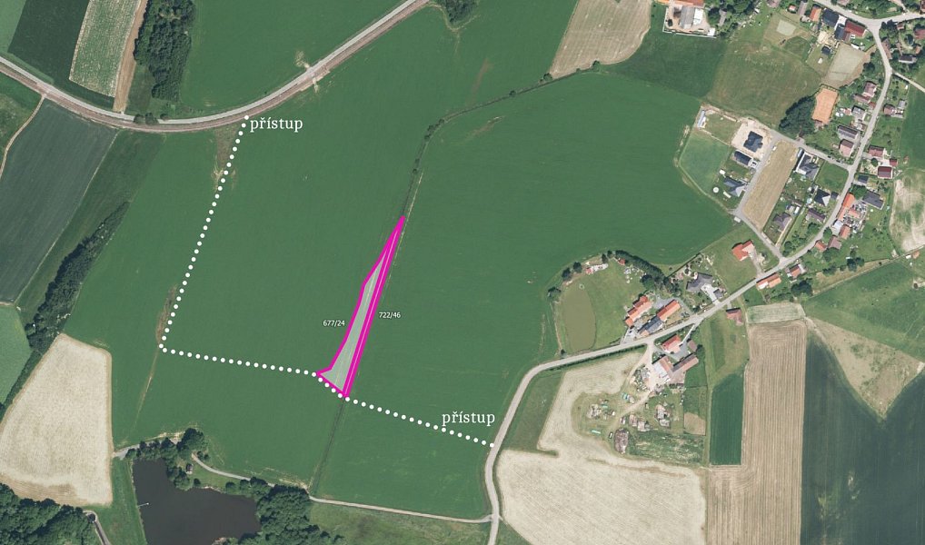 Prodej pozemku, 3569 m², Rokycany, Příkosice