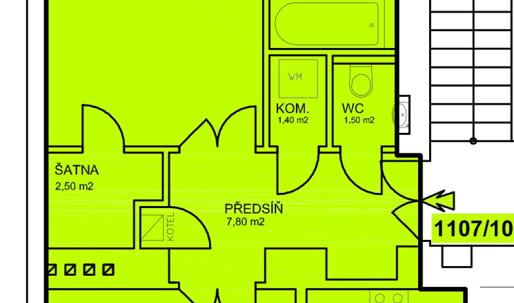 Pronájem bytu 2+1 74 m², Praha – náhled fotky 8