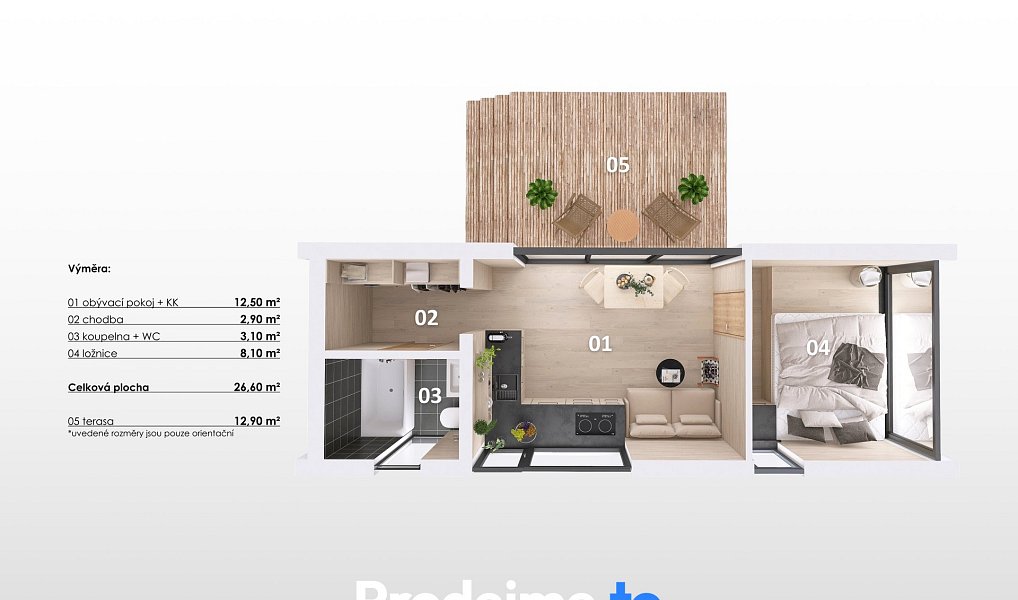 Prodej chaty/chalupy 27 m² s pozemkem 737 m², Dobšice – náhled fotky 8