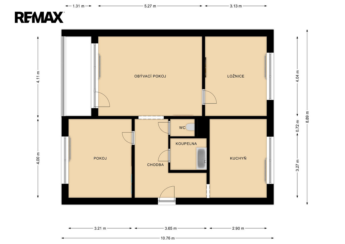 Prodej bytu 3+1 72 m² – fotografie 5