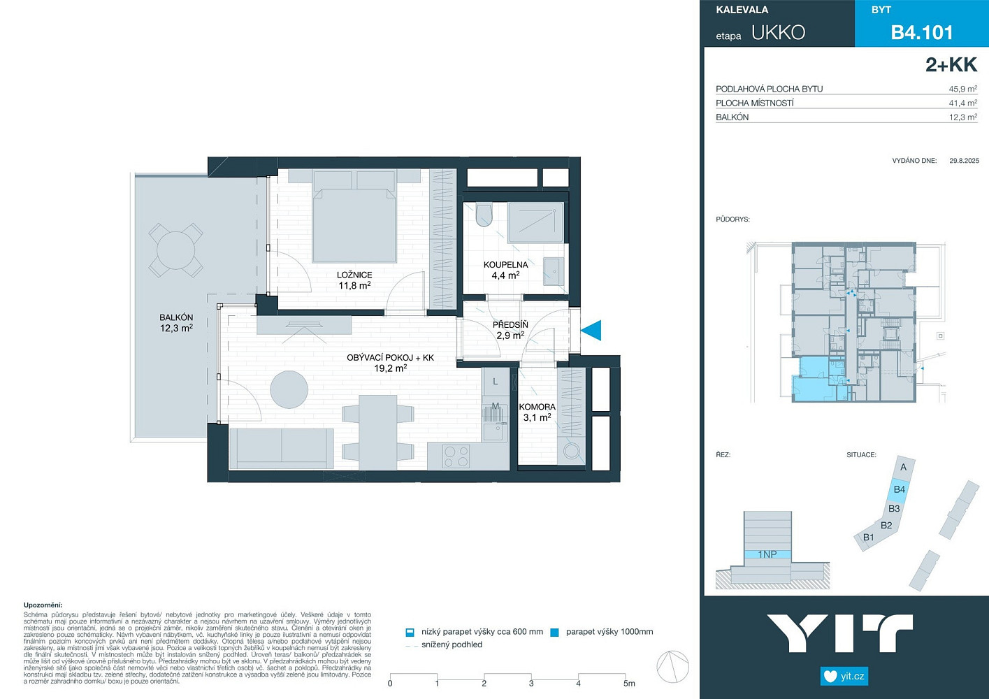 Prodej bytu 2+kk 41 m² – fotografie 2