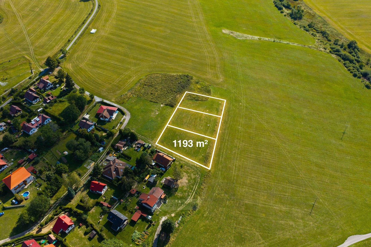 Prodej stavebního pozemku 1 193 m² – fotografie 4