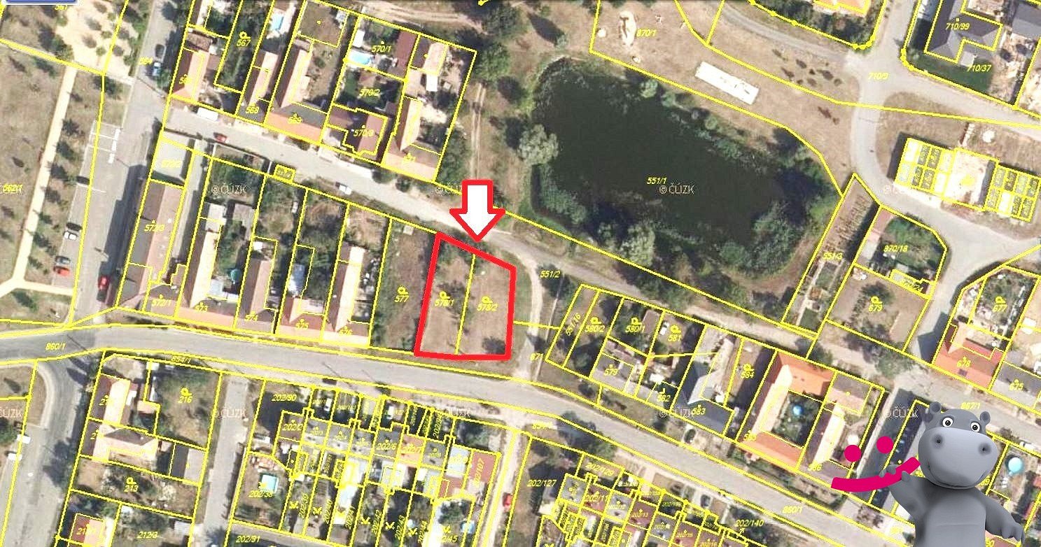 Prodej stavebního pozemku 842 m²