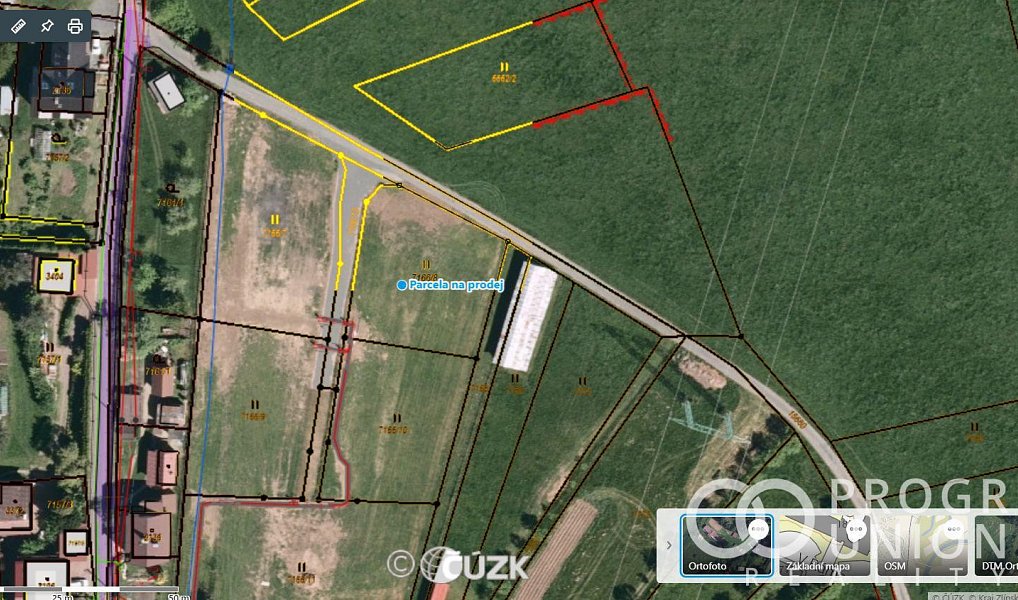 Prodej stavebního pozemku 923 m², Huslenky – náhled fotky 2