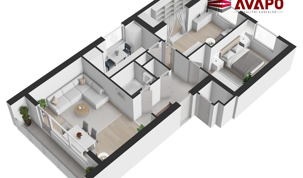 Prodej bytu 3+1 71 m², Hradec nad Moravicí – náhled fotky 20