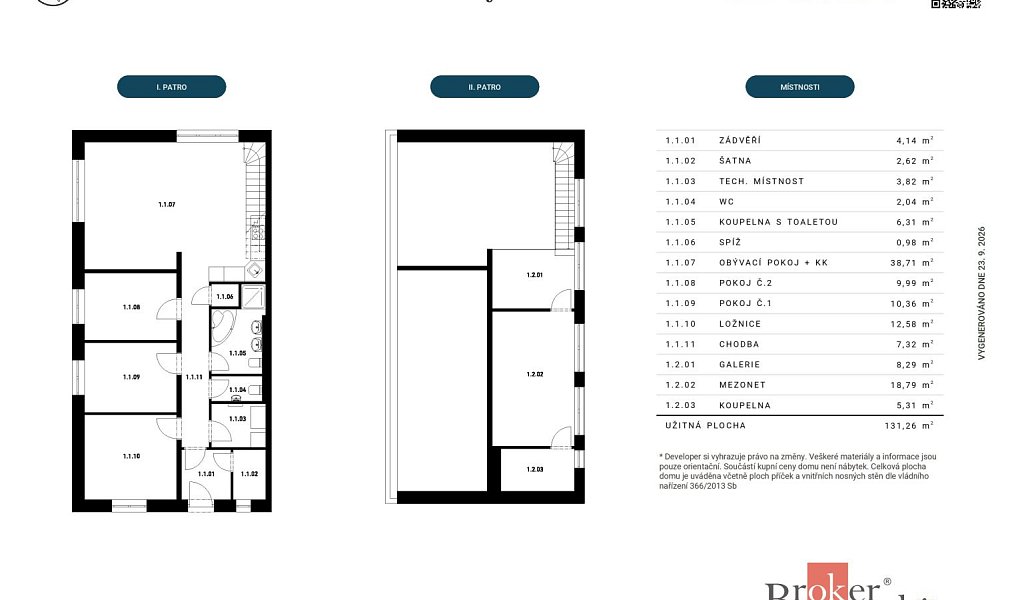 Prodej domu 131 m² s pozemkem 433 m², Ejpovice – náhled fotky 3