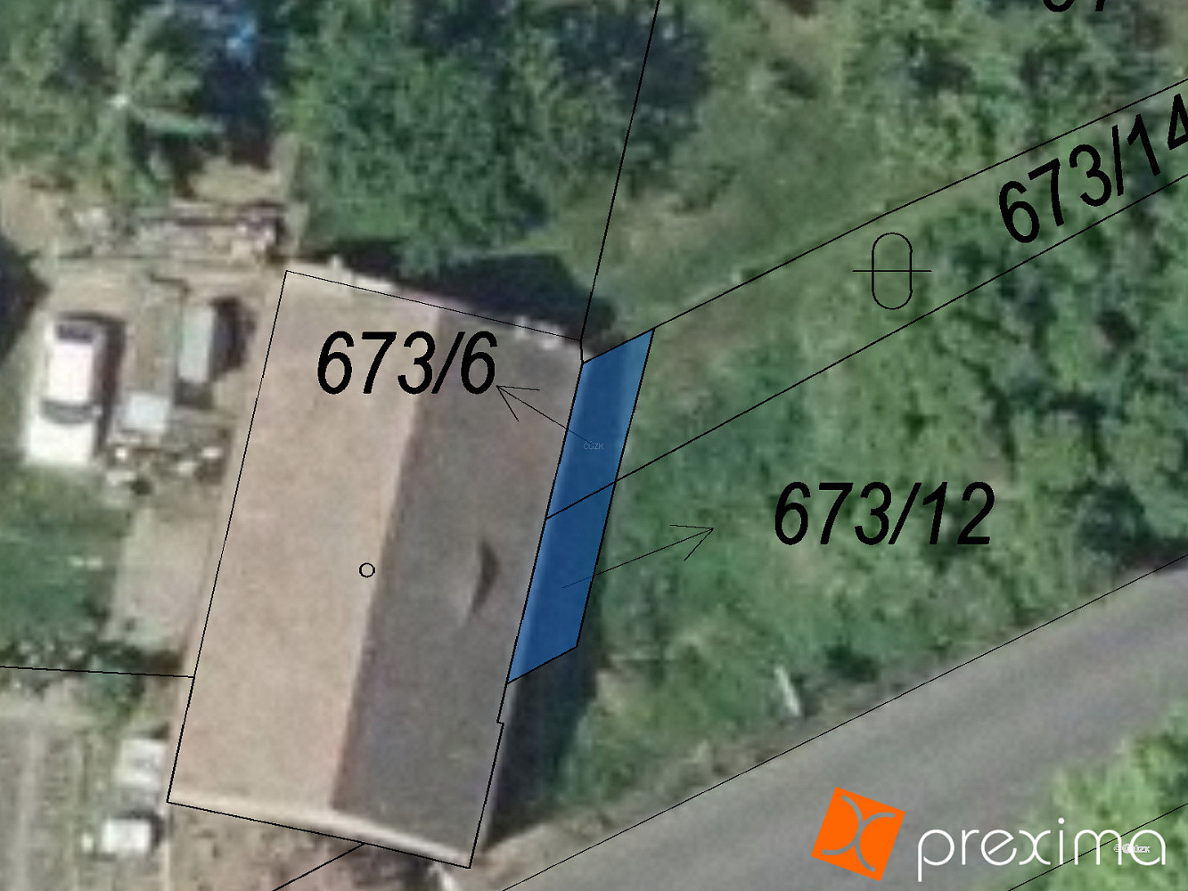 Prodej stavebního pozemku 7 m²