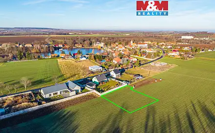 Prodej stavebního pozemku 1 034 m², Svojšice, okres Kolín