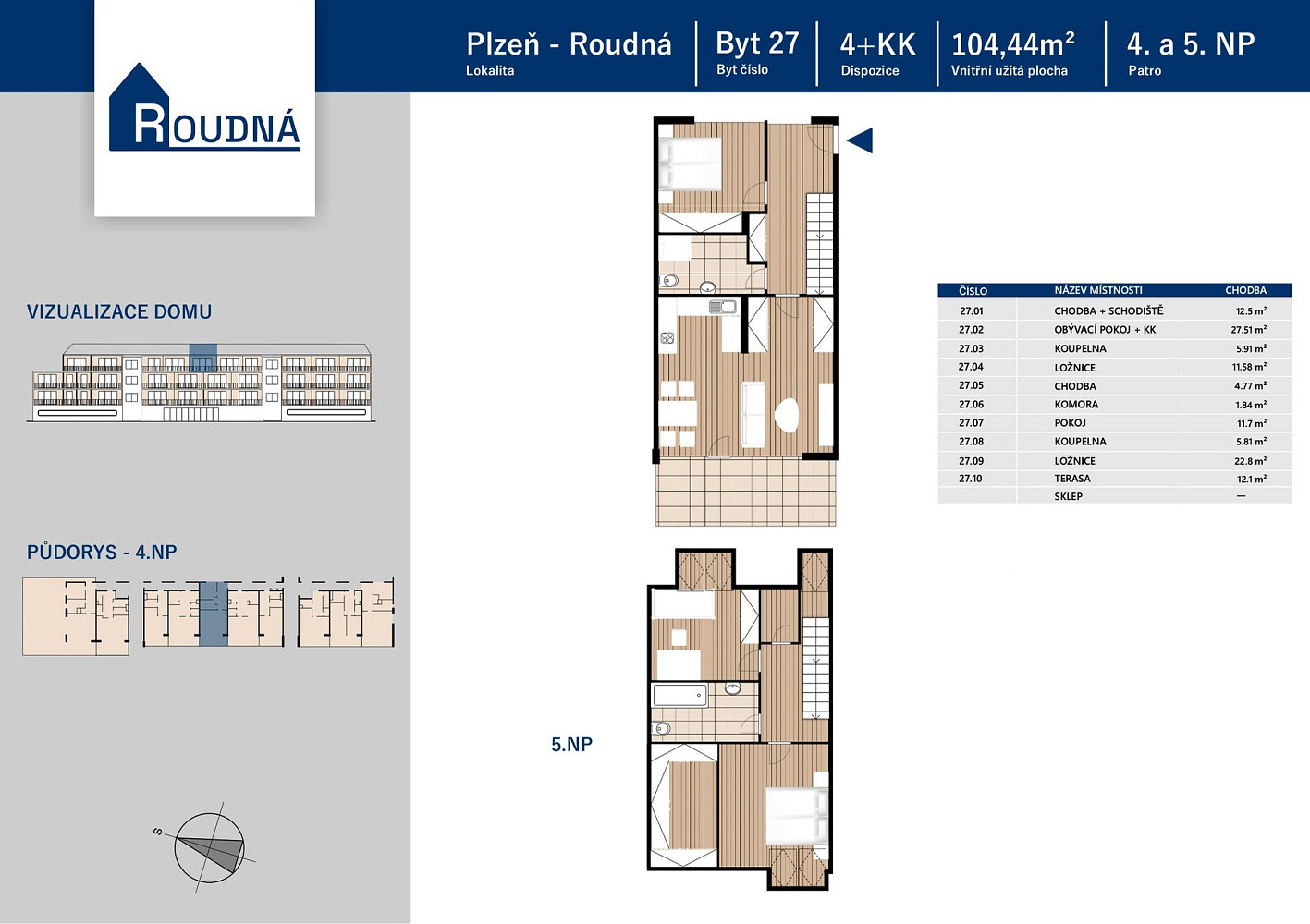 Prodej bytu 4+kk 104 m² – fotografie 4