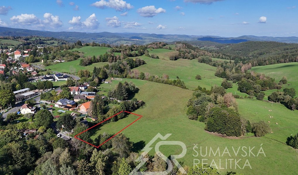 Prodej stavebního pozemku 2 848 m², Kašperské Hory – náhled fotky 2