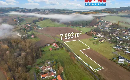 Prodej stavebního pozemku 7 993 m², Drevníky, okres Příbram