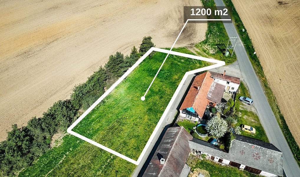 Prodej stavebního pozemku 1 200 m², Třebsko – náhled fotky 2
