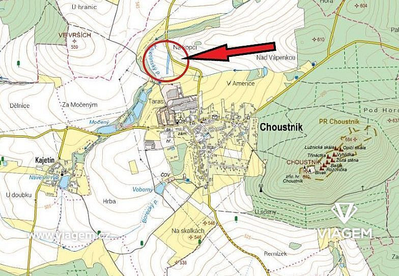Pole 3 262 m², Podíl 25 % o výměře 816 m² – pohled 4