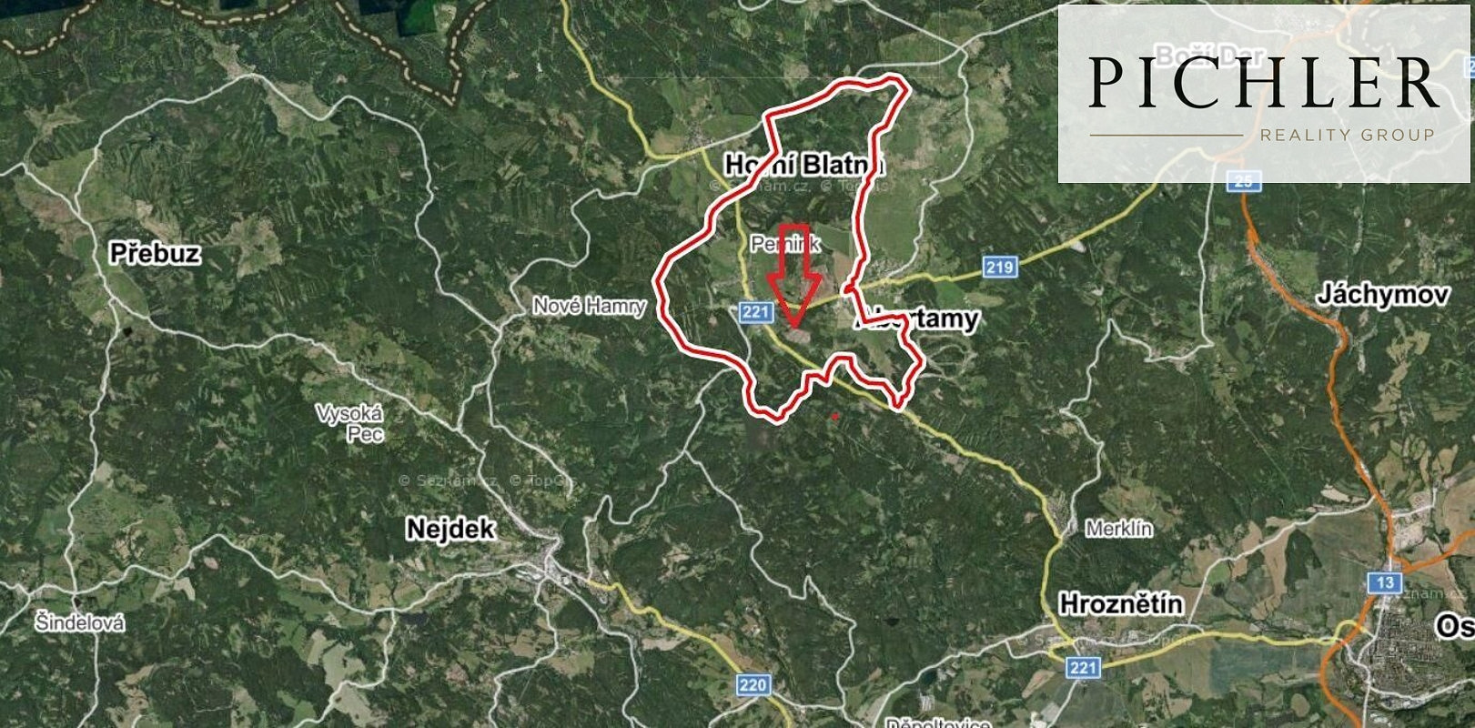 Prodej pozemku 14 284 m²