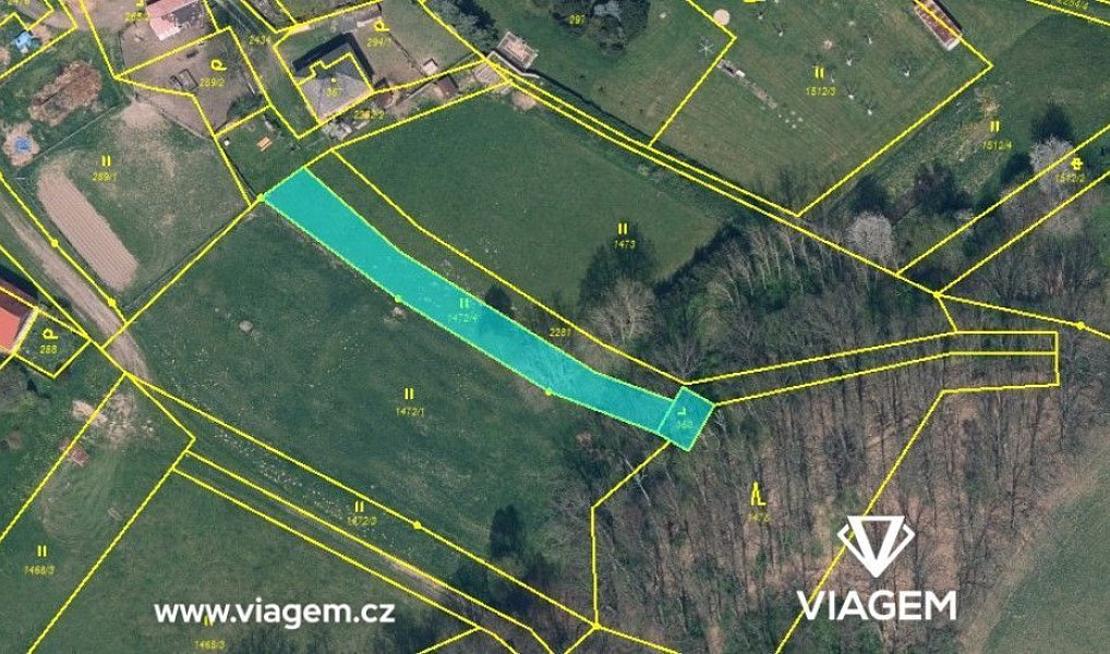 Prodej pole 465 m², Cvikov – náhled fotky 4