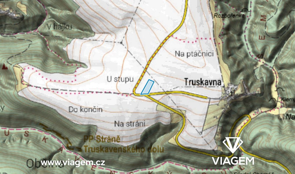 Prodej pole 4 183 m², Kokořín – náhled fotky 3