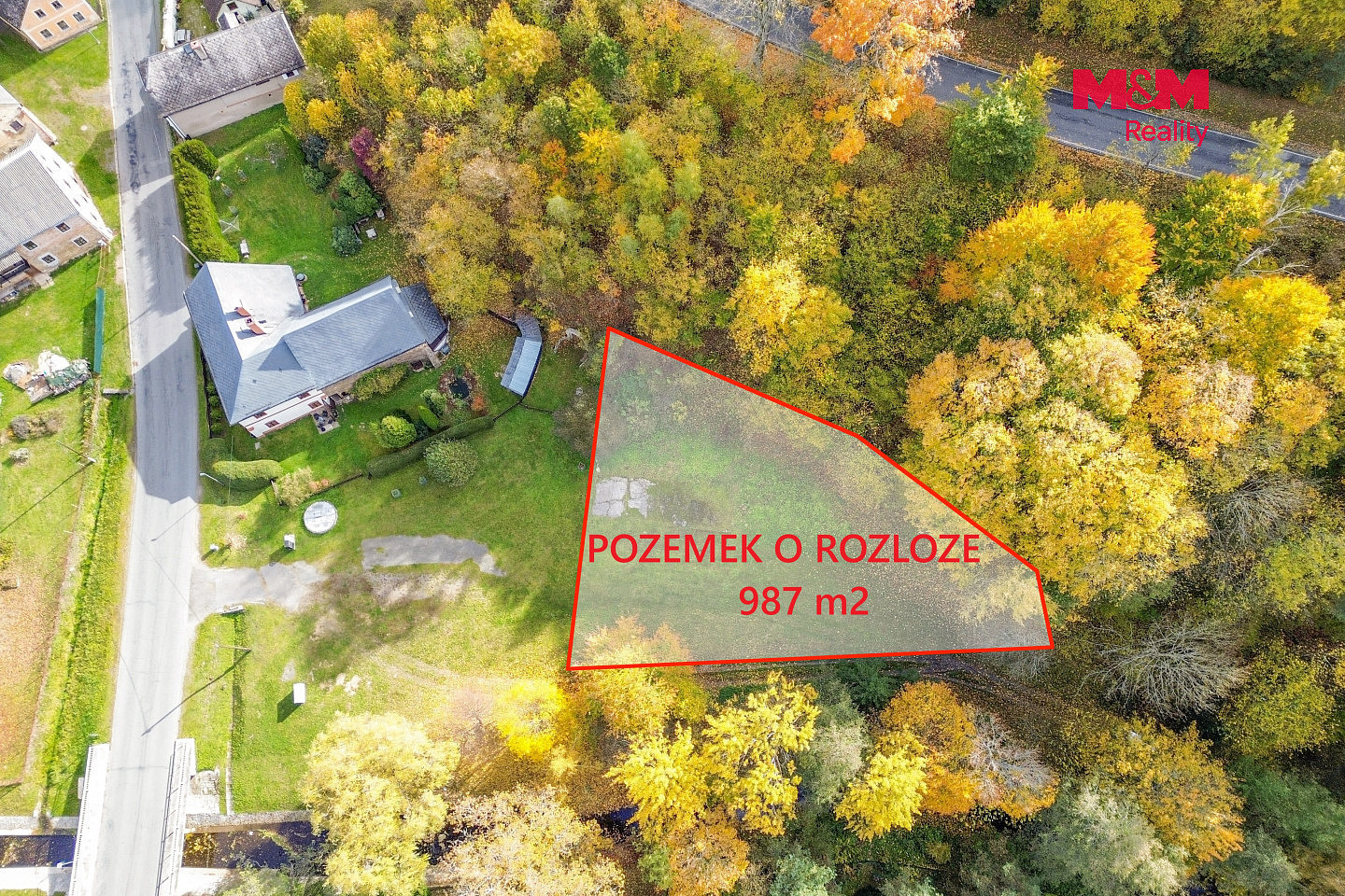Prodej stavebního pozemku 987 m² - Widok 3