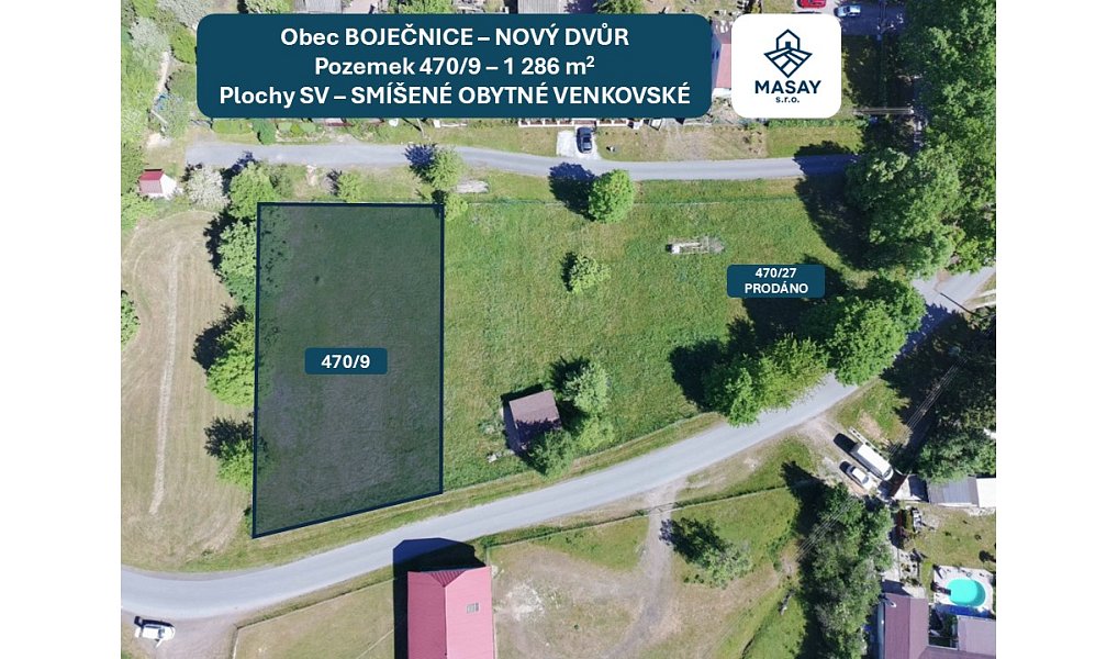 Prodej stavebního pozemku 1 286 m², Bor – náhled fotky 6
