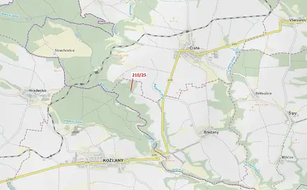 Dražba lesa 198 m², Kožlany