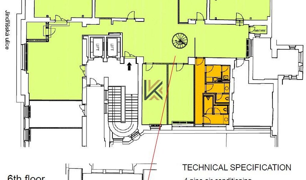 Pronájem kanceláře 466 m², Praha – náhled fotky 4