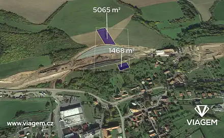 Prodej pole 466 m², Krušovice, okres Rakovník