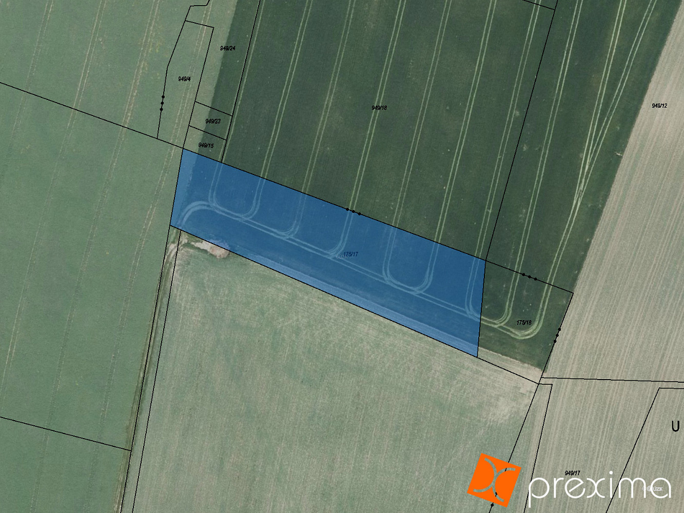 Prodej pole 354 m²