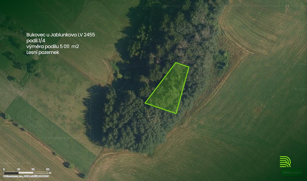 Prodej lesa 5 011 m², Bukovec – náhled fotky 2