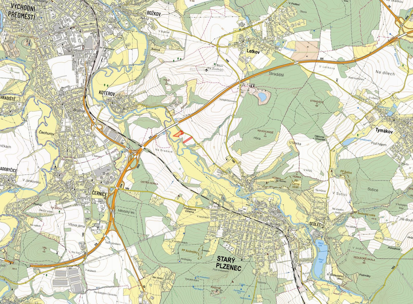 Prodej pole 17 915 m² – fotografie 2