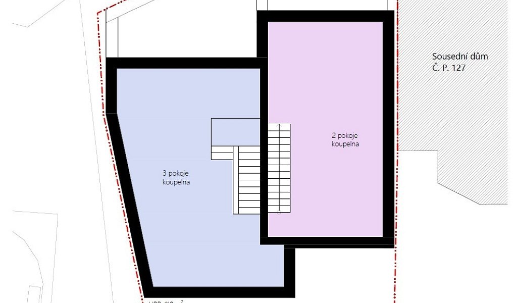 Prodej stavebního pozemku 190 m², Praha – náhled fotky 4