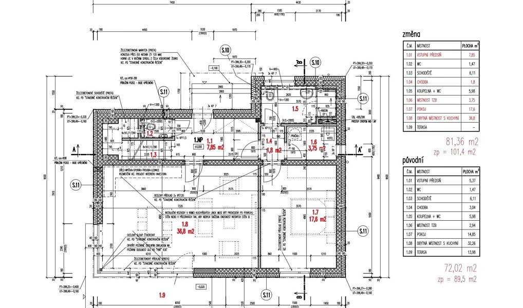 Prodej domu 130 m² s pozemkem 769 m², Roudné – náhled fotky 3