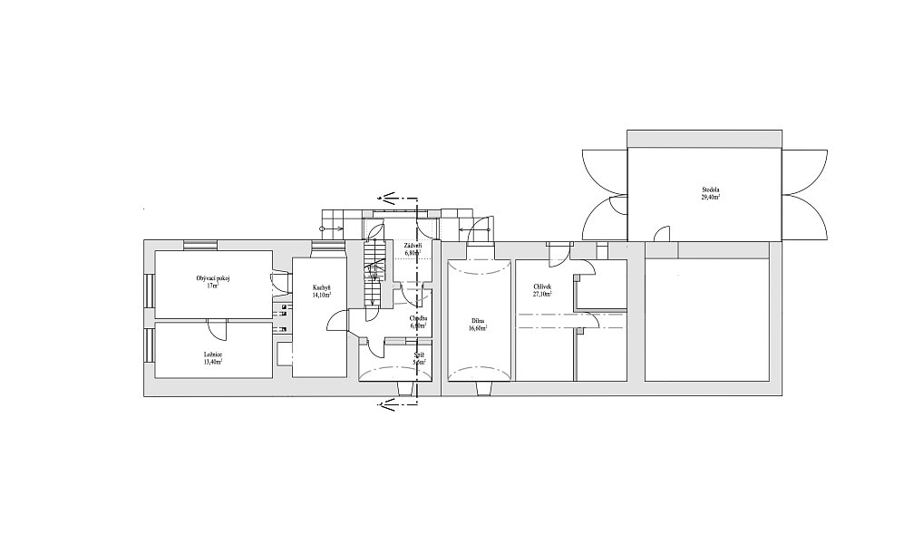 Prodej domu 64 m² s pozemkem 1 393 m², Chvaletice – náhled fotky 28