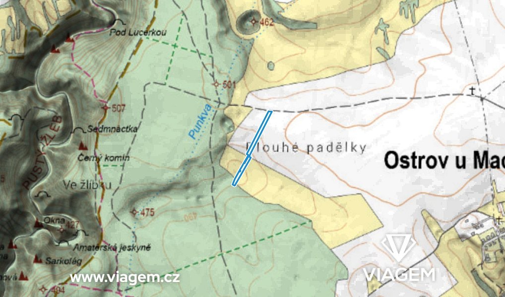Prodej pole 3 189 m², Ostrov u Macochy – náhled fotky 3