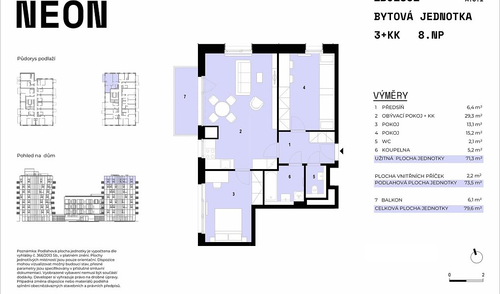 Prodej bytu 3+kk 71 m², Brno – náhled fotky 2