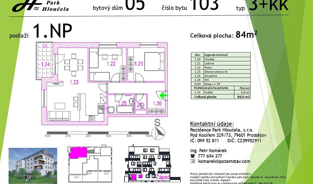 Prodej bytu 3+kk 78 m², Olomouc – náhled fotky 3