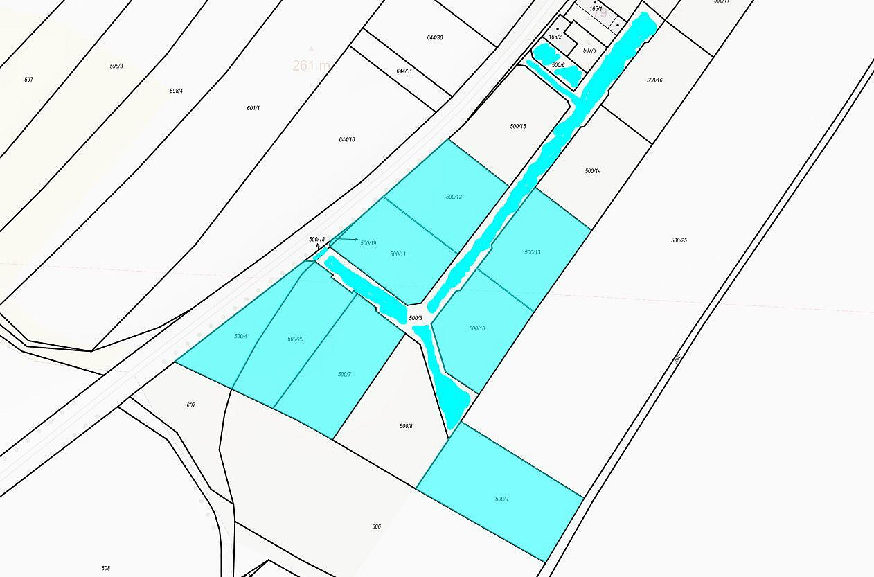 Dražba pole 10 160 m²