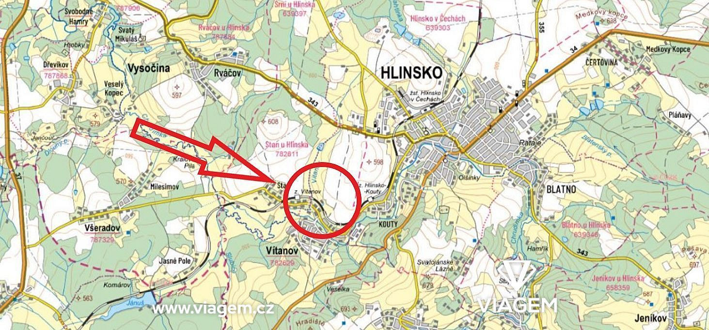 Stavební - bydlení 906 m², Podíl 20 % o výměře 181 m² – pohled 5