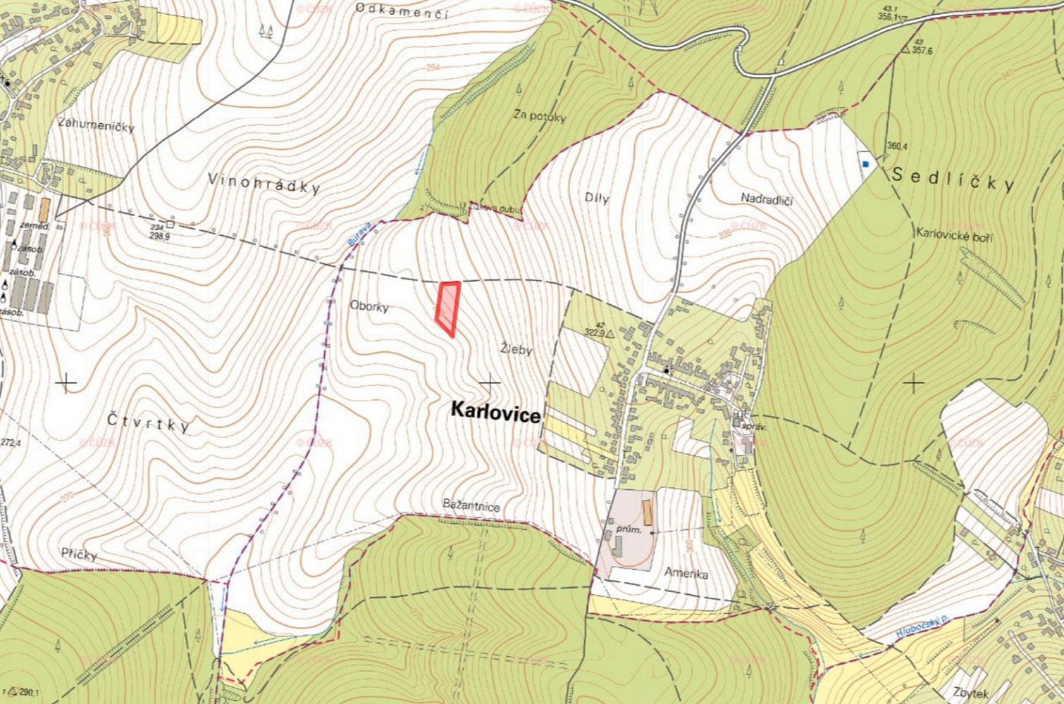 Prodej pole 4 520 m² — photo 2