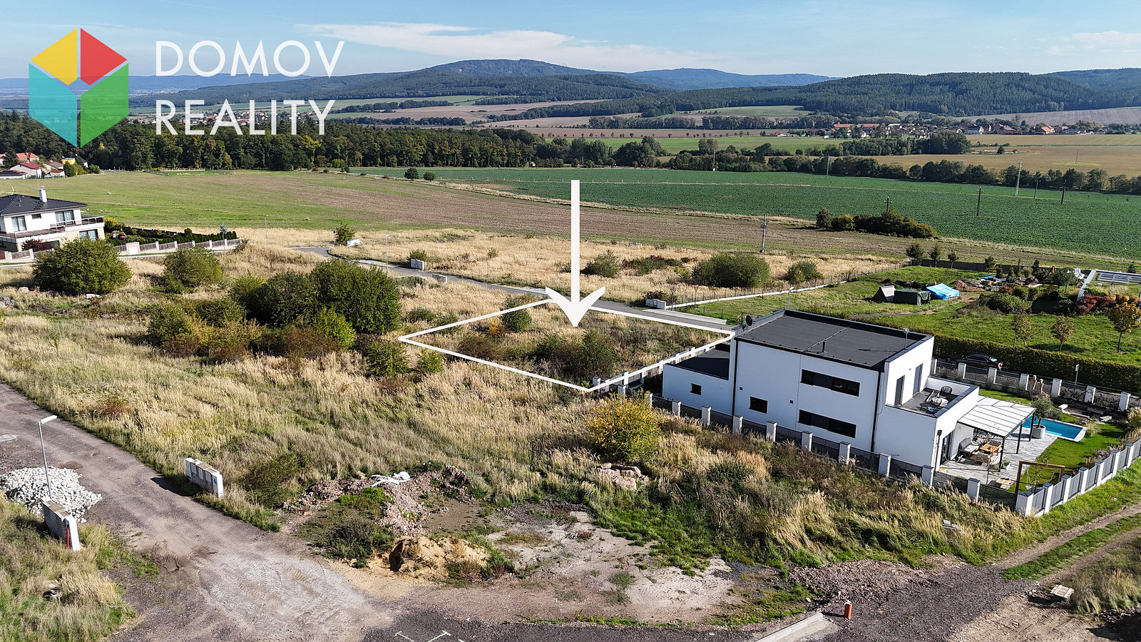 Prodej stavebního pozemku 800 m²