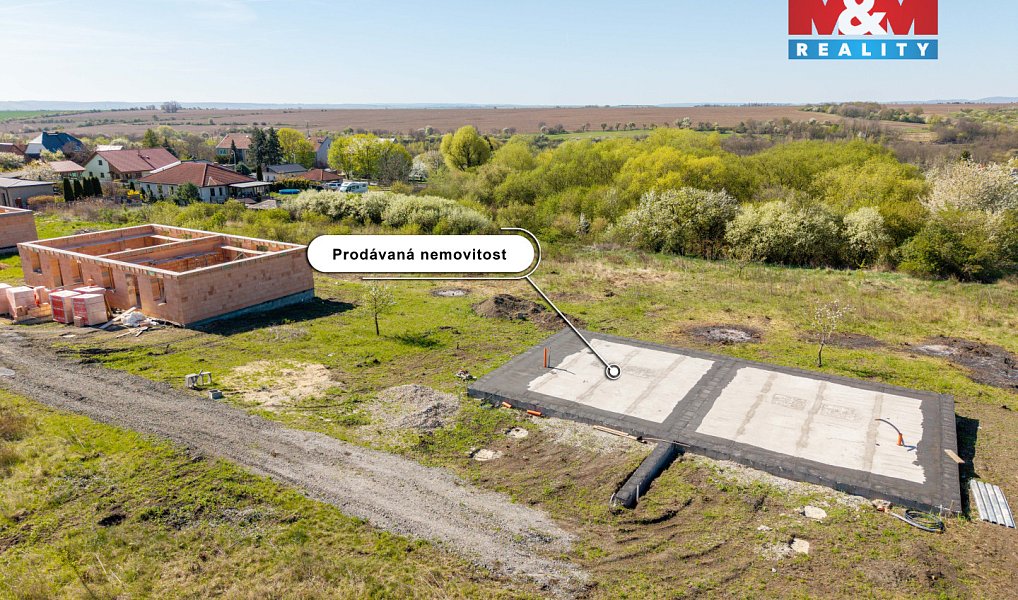 Prodej stavebního pozemku 840 m², Hrušovany – náhled fotky 3