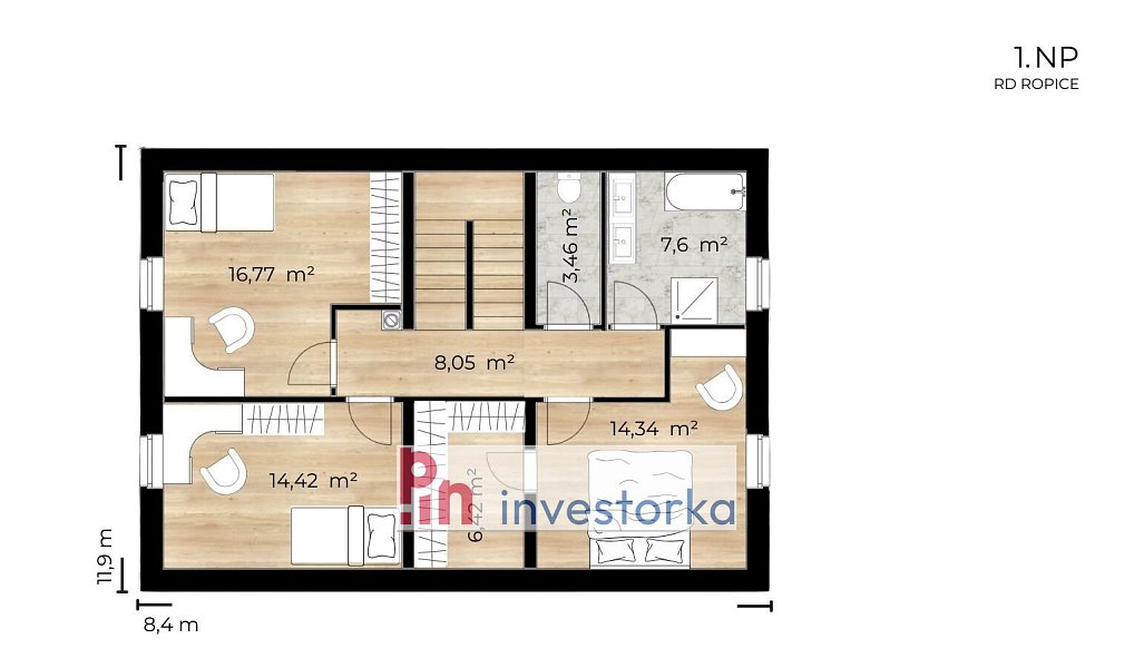 Prodej domu 150 m² s pozemkem 1 336 m², Ropice – náhled fotky 13