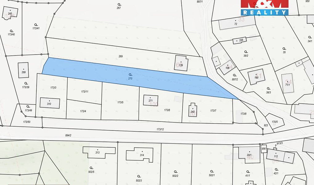 Prodej stavebního pozemku 2 075 m², Ostředek – náhled fotky 3